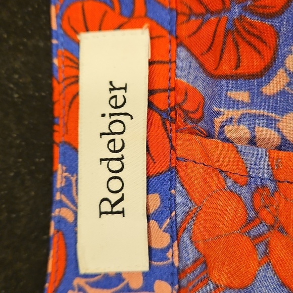 💕RODEBJER💕 Milia Wrap Dress ~ Deep Sea Blue Small S - Picture 12 of 13